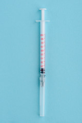 Syringe for injections