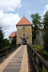 Fototapeta na wymiar Ozalj Castle, is a castle in the town of Ozalj, Croatia
