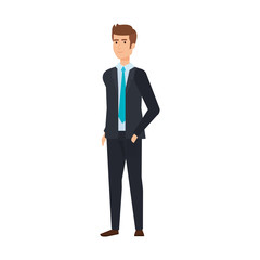 young businessman avatar character