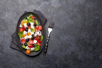 Greek salad plate