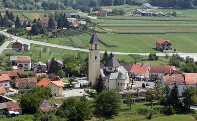 Parish church of the Holy Trinity in Krasic, Croatia 