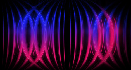 Abstract background neon with lines and glow
