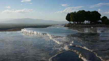 Pamukkale, Turkey Natural tavertine pools
