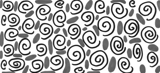 Hand drawn color interesting abstract background