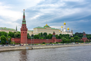 Obraz premium Moscow cityscape with Kremlin, Russia