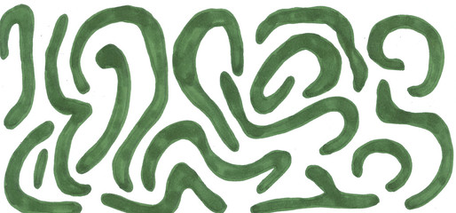 Hand drawn color interesting abstract background