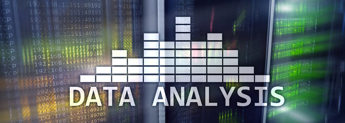 Website Header Wallpaper. Big Data analysis. Data center