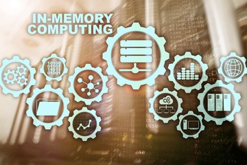 In-Memory Computing. Technology Calculations Concept. High-Performance Analytic Appliance.