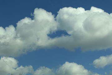 Obraz premium sky with clouds, picture, background, characteristic landscape