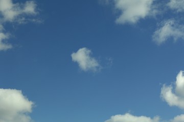 Fototapeta premium sky with clouds, picture, background, characteristic landscape