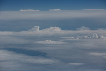 Naklejka premium sky with clouds, picture, background, characteristic landscape