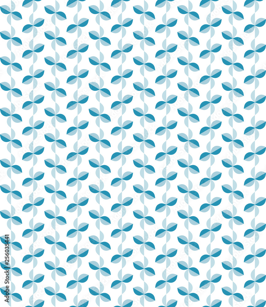 Poster seamless pattern with rotating figures. optical illusion of movement of forms in space.