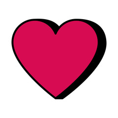 heart love isolated icon
