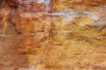  Stones texture and yellow background. Rock texture