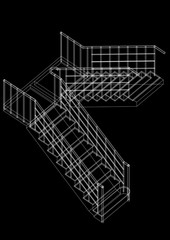 Stairs Architect blueprint 
