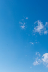 Some clouds in the sky. Background texture