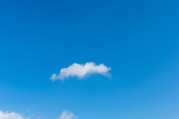 Some clouds in the sky. Background texture