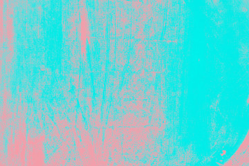 pink coral and blue paint brush strokes background 