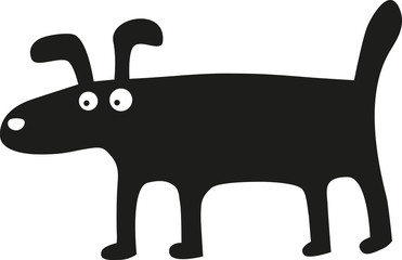 little cute dog illustration