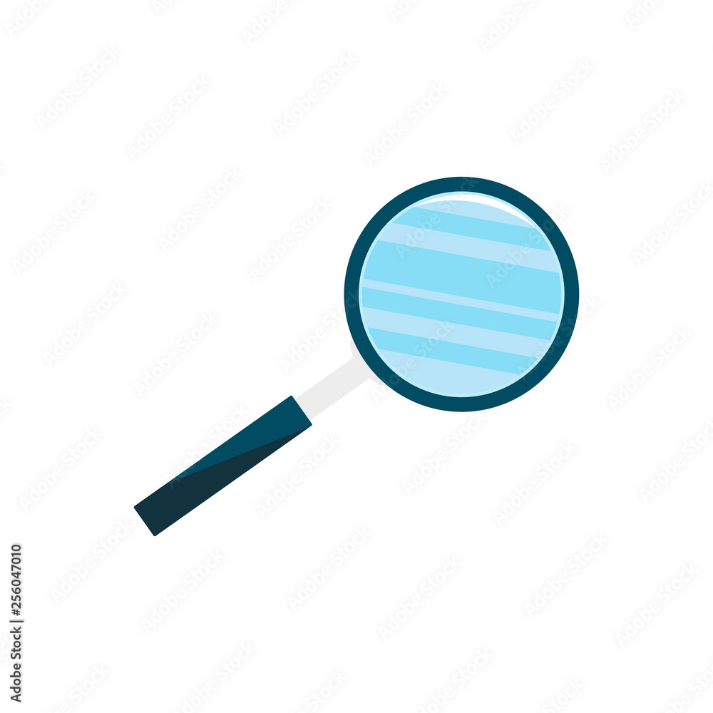 Poster search magnifying glass icon