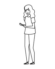 beautiful woman avatar character