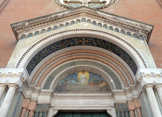 Church of San Giuseppe in Piazza Natale Bruni of Modena, Italy 