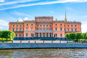 Saint Michael's Castle (Mikhailovsky Castle or Engineers' Castle), Saint Petersburg, Russia