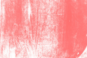 pink coral and white paint brush strokes background 