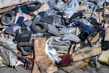 dump of old miscellaneous garbage