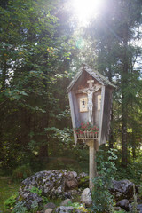 Altes bayrisches Wegkreuz