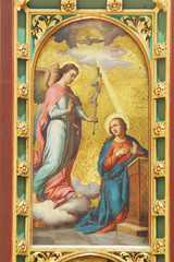 Annunciation, altar of Virgin Mary in Zagreb cathedral 