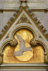 Holy Spirit Bird, altar of Saint Jerome in Zagreb cathedral dedicated to the Assumption of Mary in...