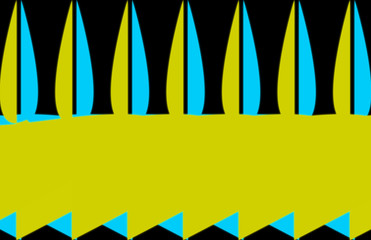 Colorful Abstract Shapes Background Tabloid 11x17