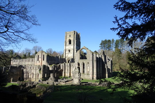 Fountains Abbey, Ripon, North Yorkshire