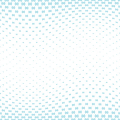 halftone geometric border pattern vector