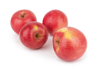 Red apples isolated