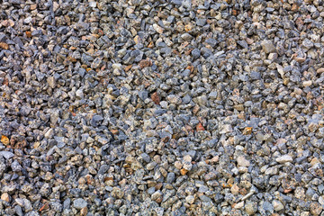 Fine granite rubble its texture and background
