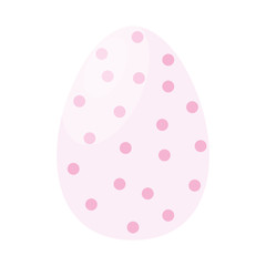 happy easter egg painted