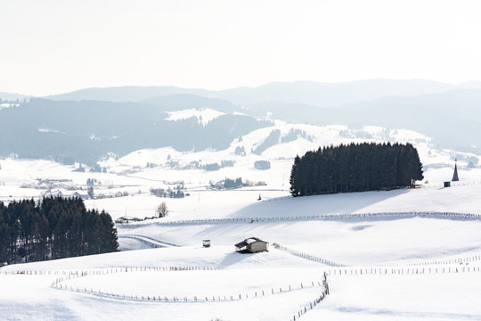 Nel bianco - escursionisti nella neve