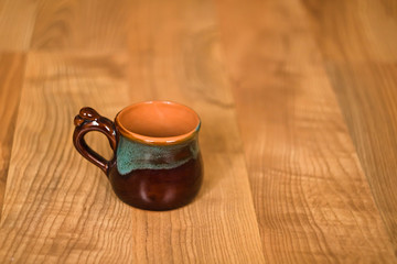 Bruan Ceramic cup with copyspace