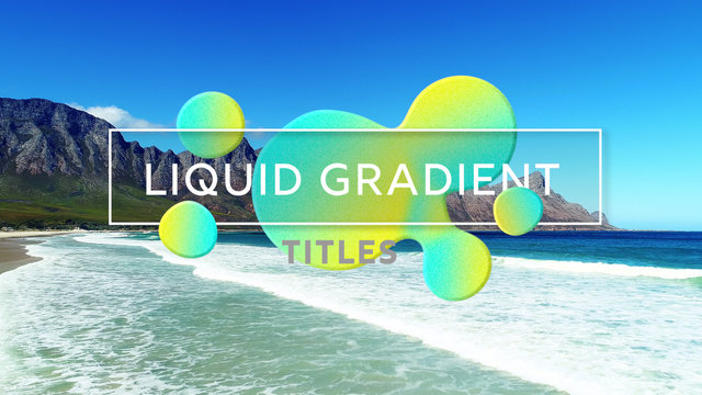 Liquid Gradient Titles