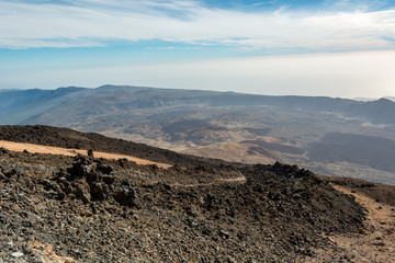 Spectacular landscape with many interesting forms of volcanic activity.