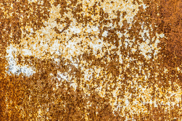 metal sheet with corrosion. background. place for your text.