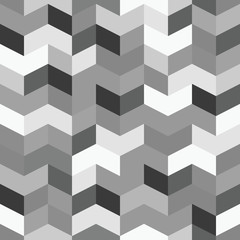 Seamless background pattern with rhomboids.  Vector graphic illustration in grayscale.