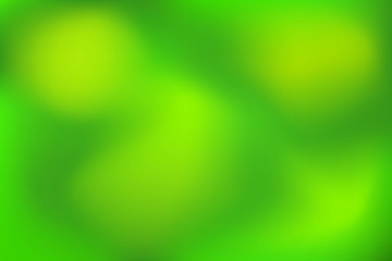 Fototapeta na wymiar Bright green abstract background of blurry spots. Bright saturated gradient.