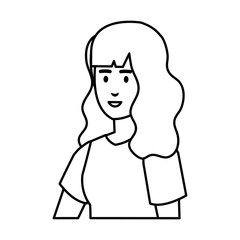 beautiful woman avatar character