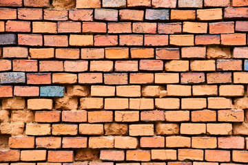 Brick wall background, grunge background