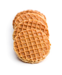 Sweet waffle biscuits.