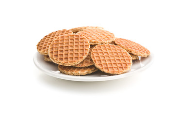 Sweet waffle biscuits.