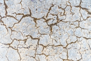Cracks in the concrete structure. background. Place for your text.